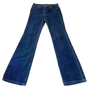 Tommy Hilfiger Boot Cut Mid Rise Dark Navy Blue Jeans